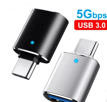 Premium LED USB 3.0 Type C OTG Adaptor To Type C Device Connector (New Upgrade)