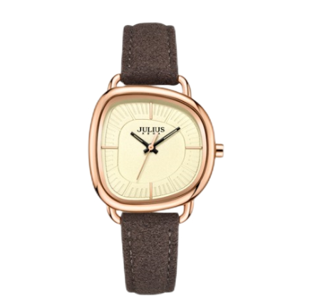 JULIUS New Korean Style Oval Square Fashion Simple Women's Watch JA-1393 2