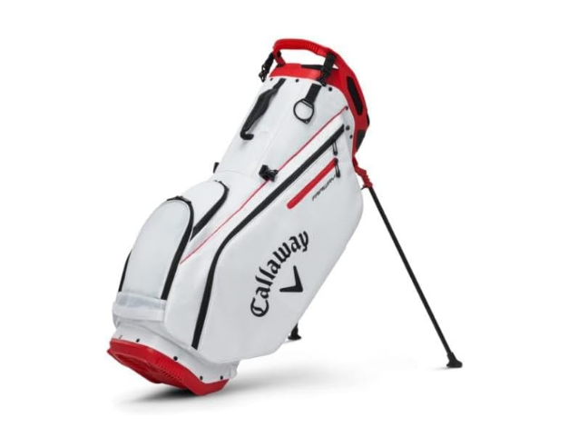 Callaway Golf Fairway 14 Stand Bag (WHT/FIRE RED)