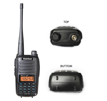 WanHua GTS-750 Walkie Talkie Long Range UHF 400-470MHZ Two Way Radio 7W