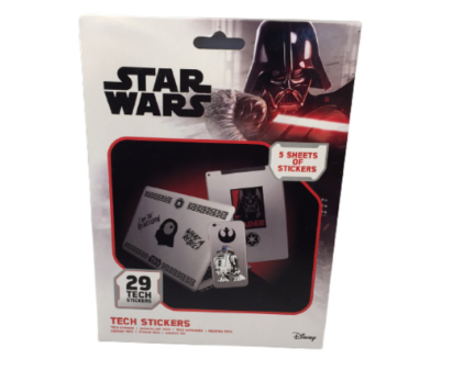 TS7409 STARWARS FORCE TECH STCKRS-5 SHTS