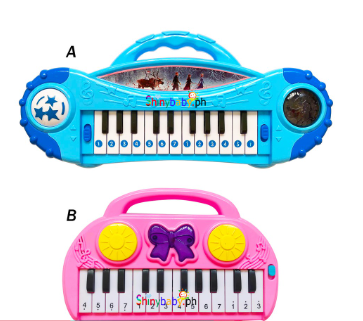 FROZEN／HELLO KITTY Electronic Organ Musical Piano Toy Sound Light Piano