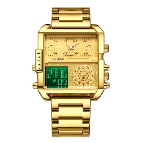 Binbond Brand Watch Oversized Dial Multifunctional Sports Quartz Watch Men's Watch Men's Watch M1