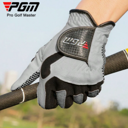 White Golf Glove Men's Left Hand Single Ultralight Superfine Fiber Glove With Anti-Skid Particles, Sport Gloves St017