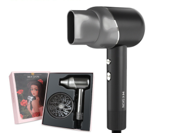 K.SKIN Blower Hair Dryer Negative Ion Blower Hair Dryer Double Magnetic Nozzle Ionic Hair Dryer 318K
