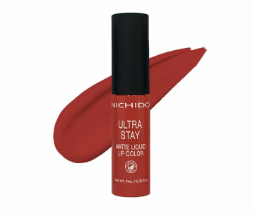 NICHIDO Ultra Stay Matte Liquid Lip Color - Iconic Red