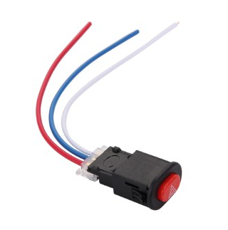 Motorcycle Universal Switch Button Hazard On/Off