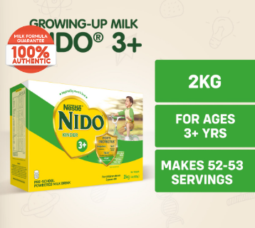 NIDO 3+ Powdered Milk Drink For Pre-Schoolers Above 3 Years Old 2kg