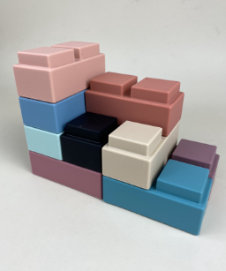 Silicone Smart Bricks Building Blocks like Lego Educational Toy for Kids Toddlers 24Mos+