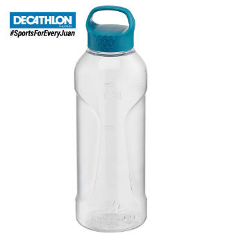 Decathlon Quechua 100 Plastic (Tritan) Screw Top Hiking Flask - 0.8 Litre