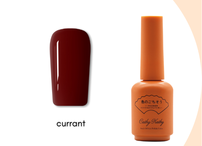 Cathy Kathy Tokyo Collection Japanese UV Color Coat Gel Polish in 15 ML 29-Currant