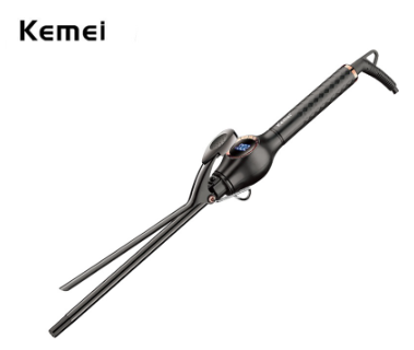 Kemei W8892S Professional 9mm Curling Iron Hair Waver Pear Flower Cone Ceramic Curling Wand Roller Beauty Salon Hair Curlers
