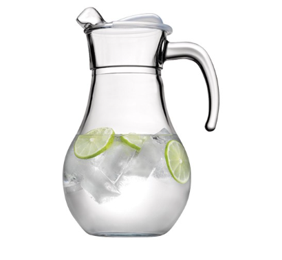 Pasabahce Bistro Glass Jug with Acrylic Cover 1800cc 60 3/4oz (43934)