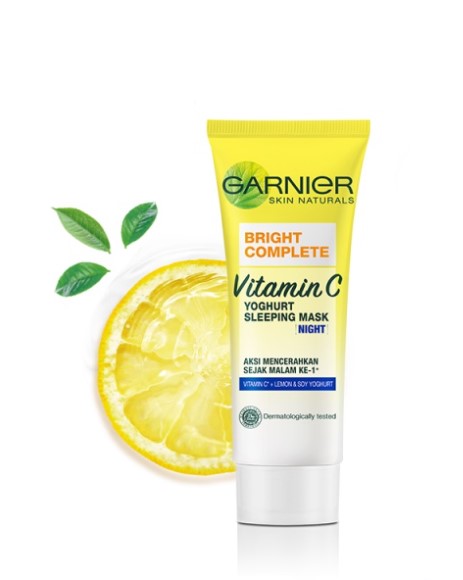 Garnier Bright Complete Brightening Night Cream Yoghurt Sleeping Mask 20ML