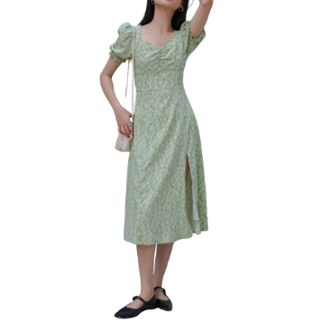 Lovito Women Casual Ditsy Floral Pattern Dress L77ED122