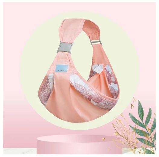 Baby Carrier Sling Wrap Carrier for Baby 2in1 Carrier with Hip Seat for 0-12 Months BC12