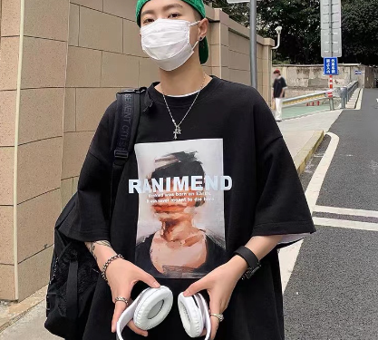 Korean Tshirt For Men Oversized Shirt for Men Size M-2XL