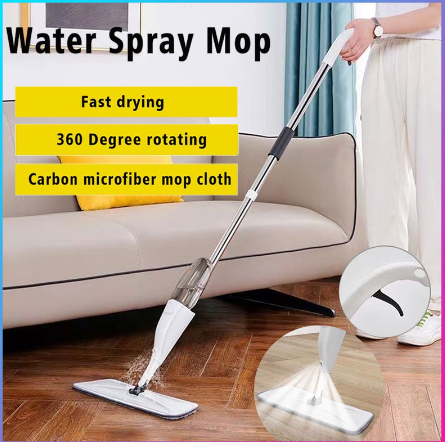Floor Mop Spray Mop 360 Degree Spin Head Flat Floor Cleaner Household Cleaning Tool
