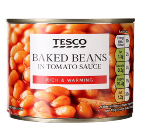Tesco Baked Beans In Tomato Sauce 220g
