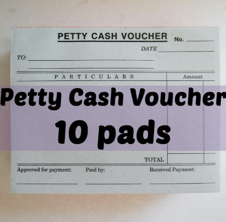 Petty Cash Voucher 10 pads