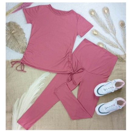 Maternity Leggings and Stringtop Terno Pregnancy Wear MD011