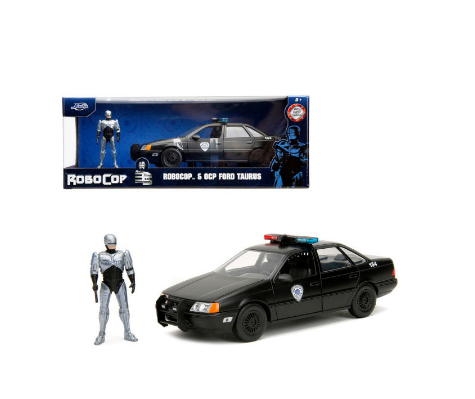 Jada Toys 1:24 Scale 35th Anniversary Robocop & OCP Ford Taurus (Die Cast Car)