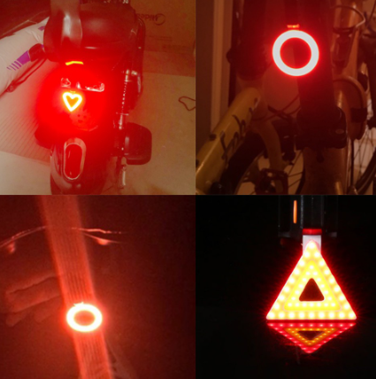 Bicycle Light USB Rechargable Bike Light Led Lamp Flashlight Tail Rear Cycling Lights for MTB Seatpost Accessories