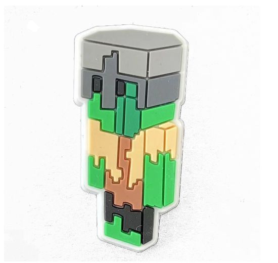 Cartoon Alex Sword Croc Jibbitz for Kids Minecraft Jibbits Charm Computer Game Jibits Crocks Shoes Accessories Shoe Charms Pins 05