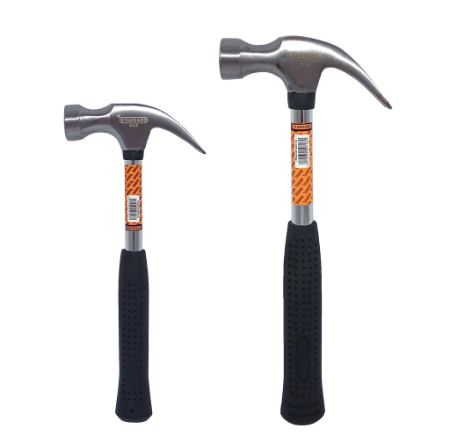 Standard® Claw Hammer Fiberglass Handle Steel High Quality Hardware Tools (SD0123-0122）
