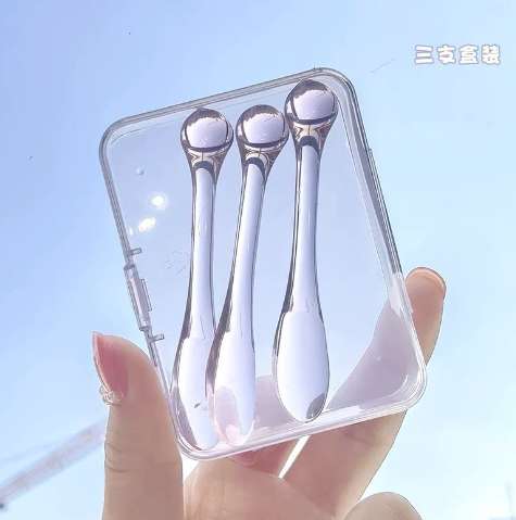 3Pcs Acrylic Cosmetic Spatulas Scoop Eye Cream Applicator Anti Wrinkle Eye Massager Sticks Mask Spoon Skin Care Tools