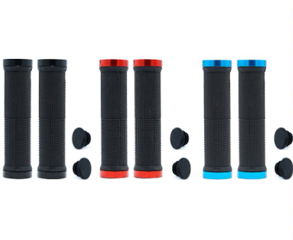 1 Pair Bicycle Rubber Handlebar End Lock Grips Mountain Bike Handle Bar Parts