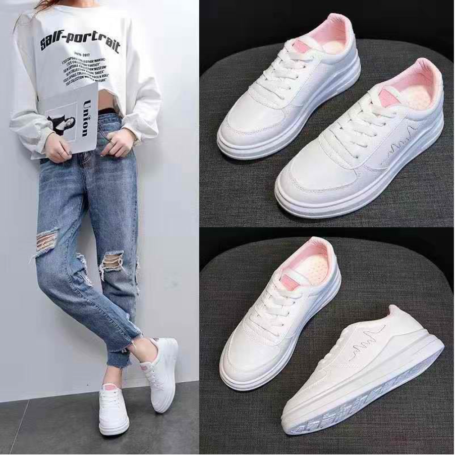 Best Selling Korean Ladies White Shoes