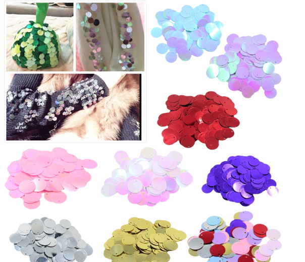 DIY Round Loose Sequins Paillettes Sewing Garment Embellishment Wedding Craft