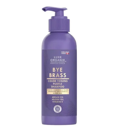 Luxe Organix  Bye Brass Purple Shampoo 210ml