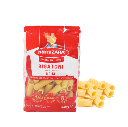Pasta Zara Rigatoni Pasta #43 500g