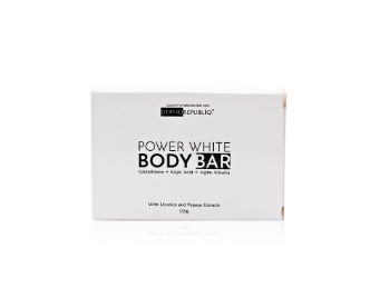 Dermorepubliq Glutathione + Kojic + Alpha Arbutin Power White Body Bar - 135g