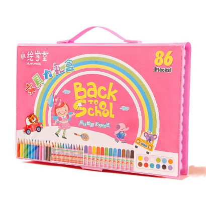 42/86pcs Kids Coloring Set Painting Water Color Crayon Drawing Sets Art Set Children Drawing Set