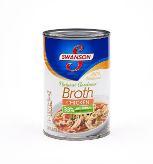 Swanson Fat Free Chicken Broth Gluten Free 411g