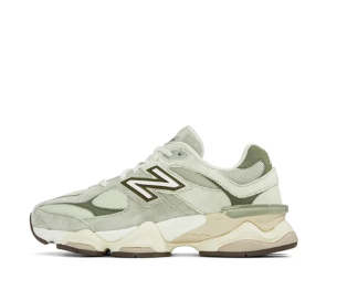 New Balance NB 9060 Green&Grey Mesh Running Shoes Unisex U9060EEC