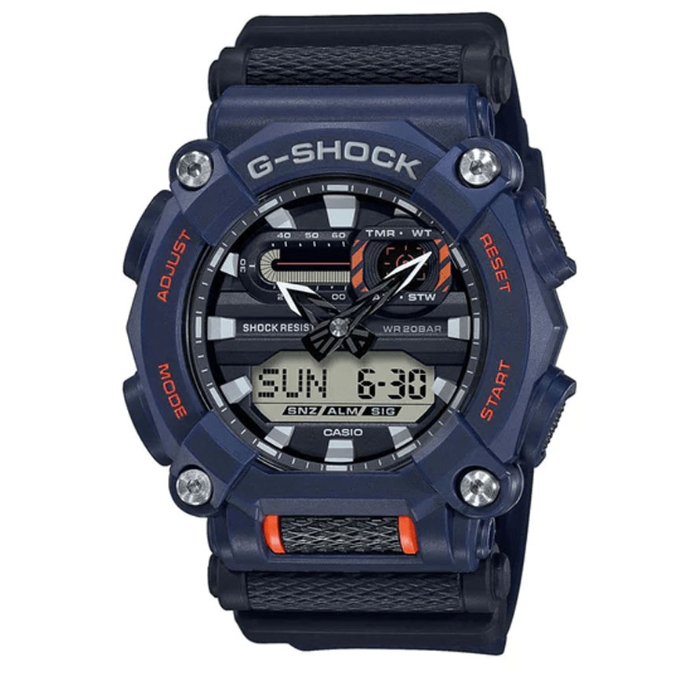 Casio G-Shock Standard Analog-Digital Blue Resin Digital Watch For Men CGA-900-2ADR