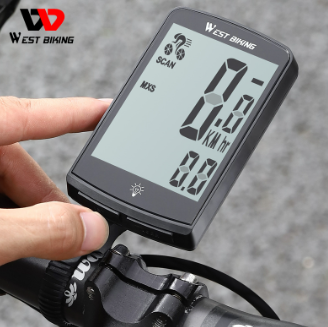 WEST BIKING Wireless Bike Computer Speedometer Large Screen Speedometer Cycling Speedometer