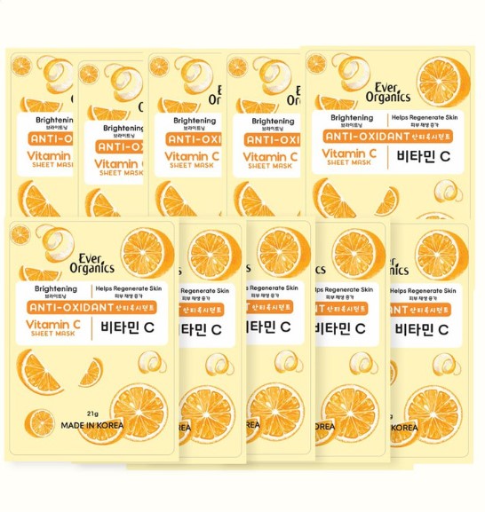 Vitamin C Sheet Mask (Pack of 10)