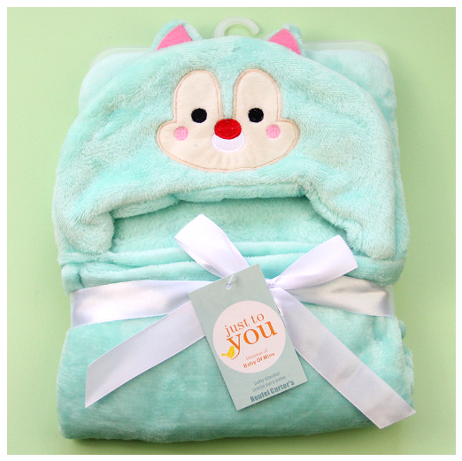 Ready Stock Hooded Baby Blanket Swaddle Bath Robe Towel Flannel Kids Newborn SB1