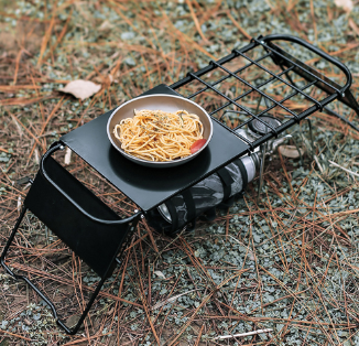 Portable Scalable Camping Metal Table Folding Table Height Adjustable Outdoor Picnic Fishing Barbecue Stoves Table