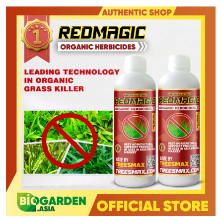 RedMagic - The Ultimate Organic Herbicide ( GrassKiller ) from Castor Oil - 250ml