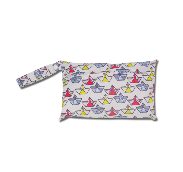 Waterproof Reusable Baby Diaper Bags Cartoon Print Wet Dry Nappy Zipper Handbag Stroller Carry Pack Outdoor Storage DB13