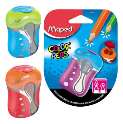 MAPED ColorPeps Color Pencil Sharpener 2-Holes (043110)