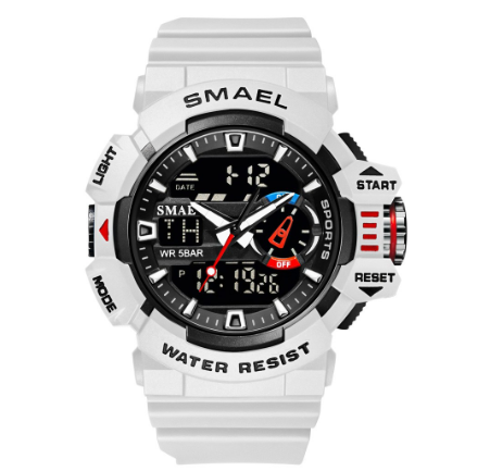 Smael 8043 Sport Watch Waterproof Top Brand Luxury Sports Digital Men's Wristwatch Military Army M008