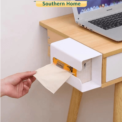 A39 COD【Manila】Creative Tissue box holder Wall-Mounted Tissue holder kitchen tissue holder