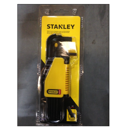 Stanley ST69256 Hex Key Long Arm 9pc 1.5mm - 10mm